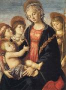Sandro Botticelli Madonna and Child,with the Young St.John and Two Angels France oil painting reproduction